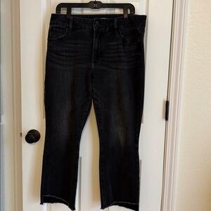 CAbi Charcoal Cropped Jeans